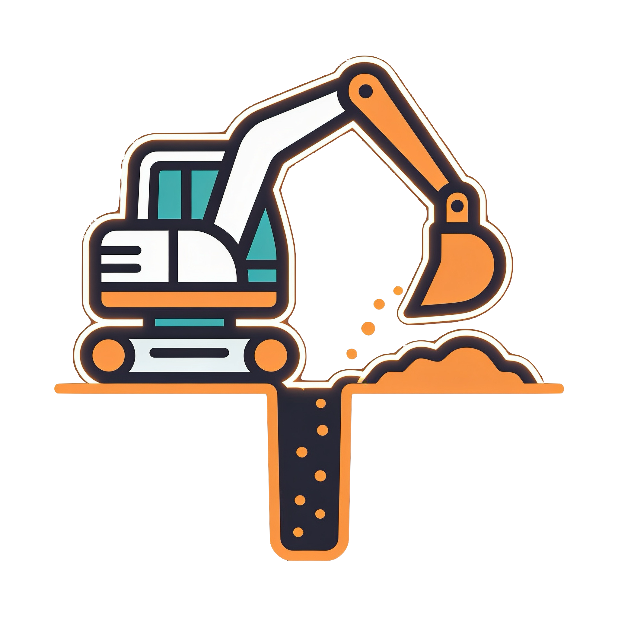 Trench spoil calculator icon